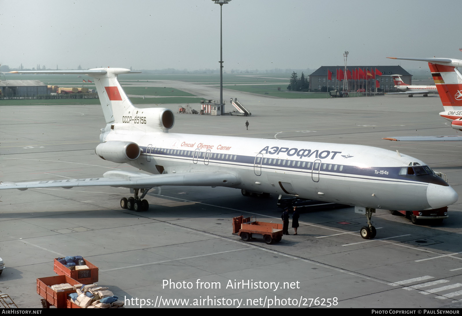 Aircraft Photo of CCCP-85156 | Tupolev Tu-154B | Aeroflot | AirHistory.net #276258