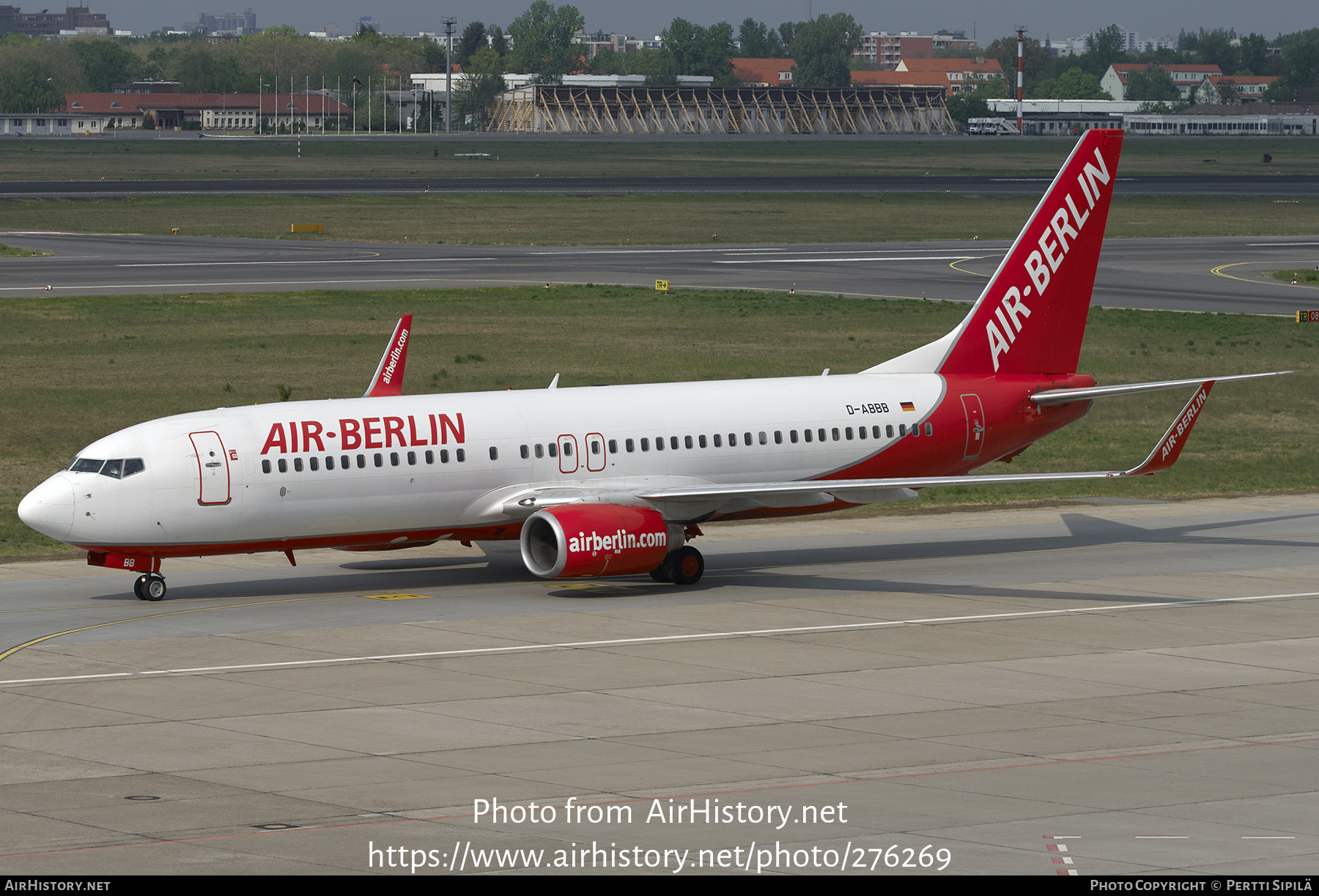 Aircraft Photo of D-ABBB | Boeing 737-86J | Air Berlin | AirHistory.net #276269