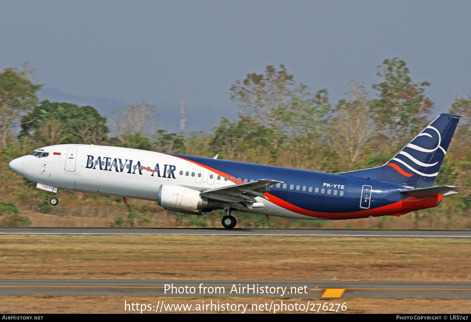 Aircraft Photo of PK-YTE | Boeing 737-405 | Batavia Air | AirHistory.net #276276