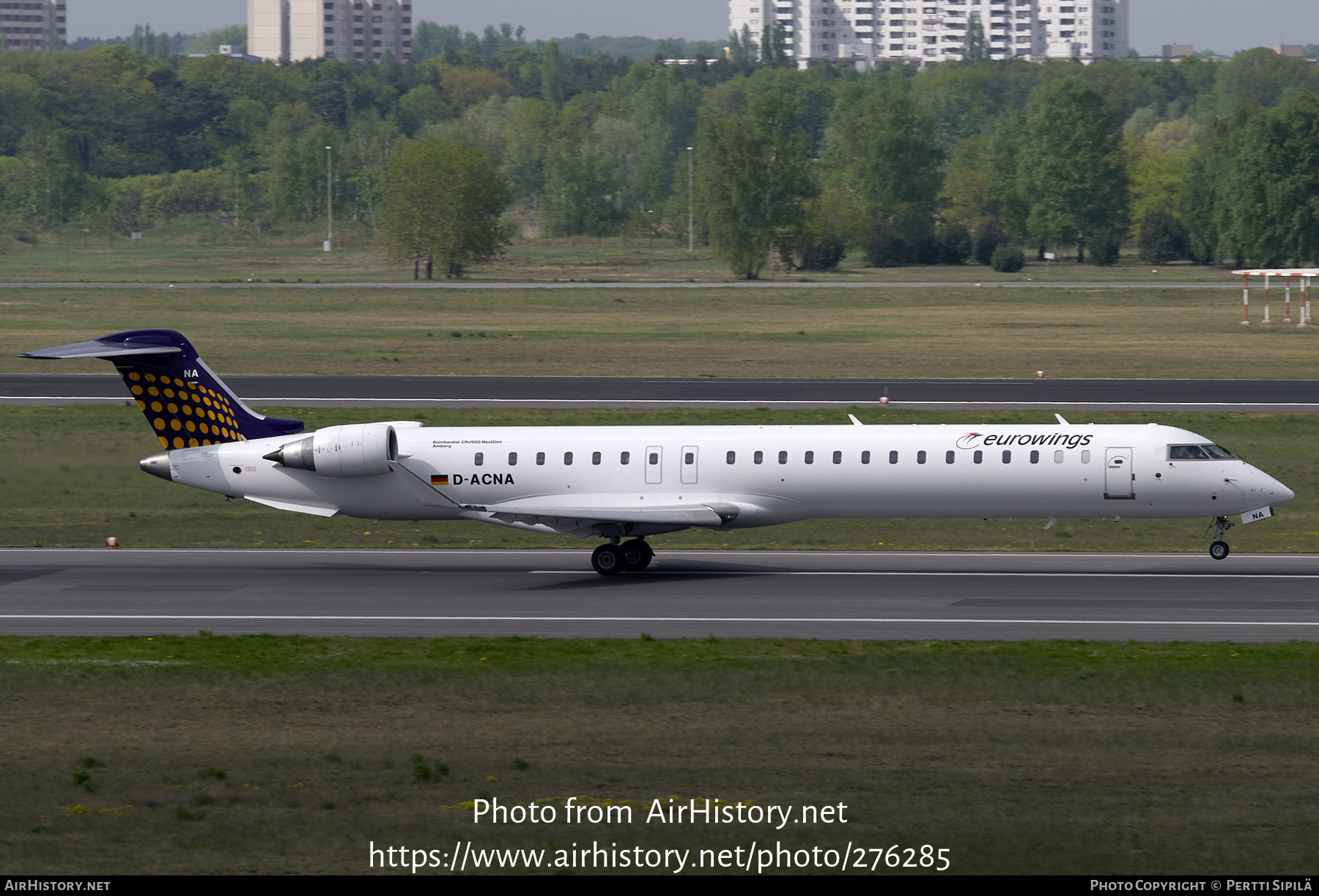 Aircraft Photo of D-ACNA | Bombardier CRJ-900LR (CL-600-2D24) | Eurowings | AirHistory.net #276285