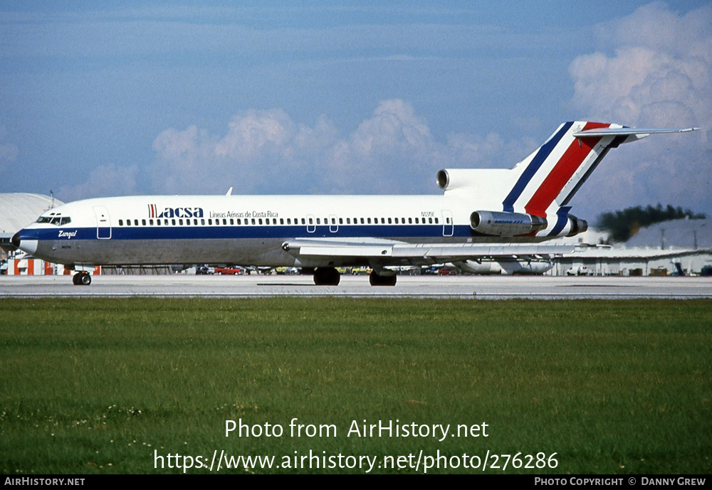 Aircraft Photo of N1279E | Boeing 727-2Q6/Adv | LACSA - Líneas Aéreas de Costa Rica | AirHistory.net #276286