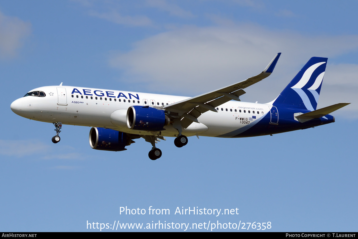 Aircraft Photo of F-WWIG | Airbus A320-271N | Aegean Airlines | AirHistory.net #276358