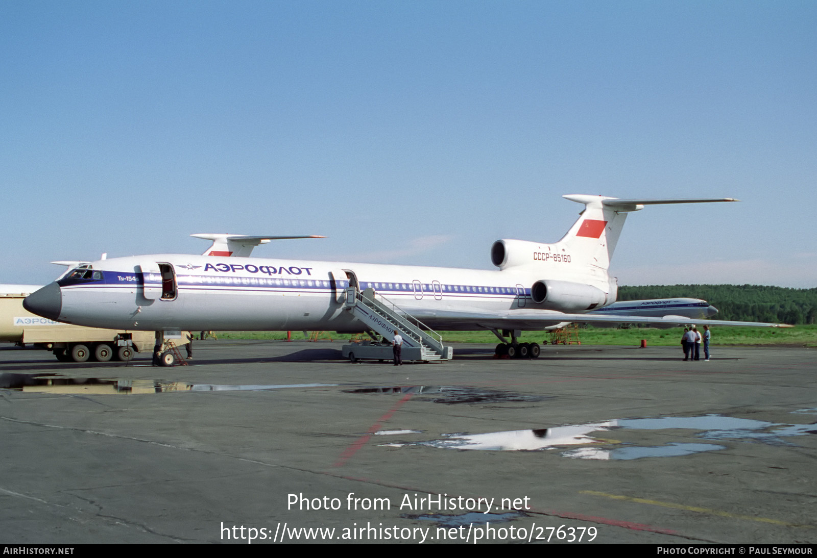 Aircraft Photo of CCCP-85160 | Tupolev Tu-154B | Aeroflot | AirHistory.net #276379