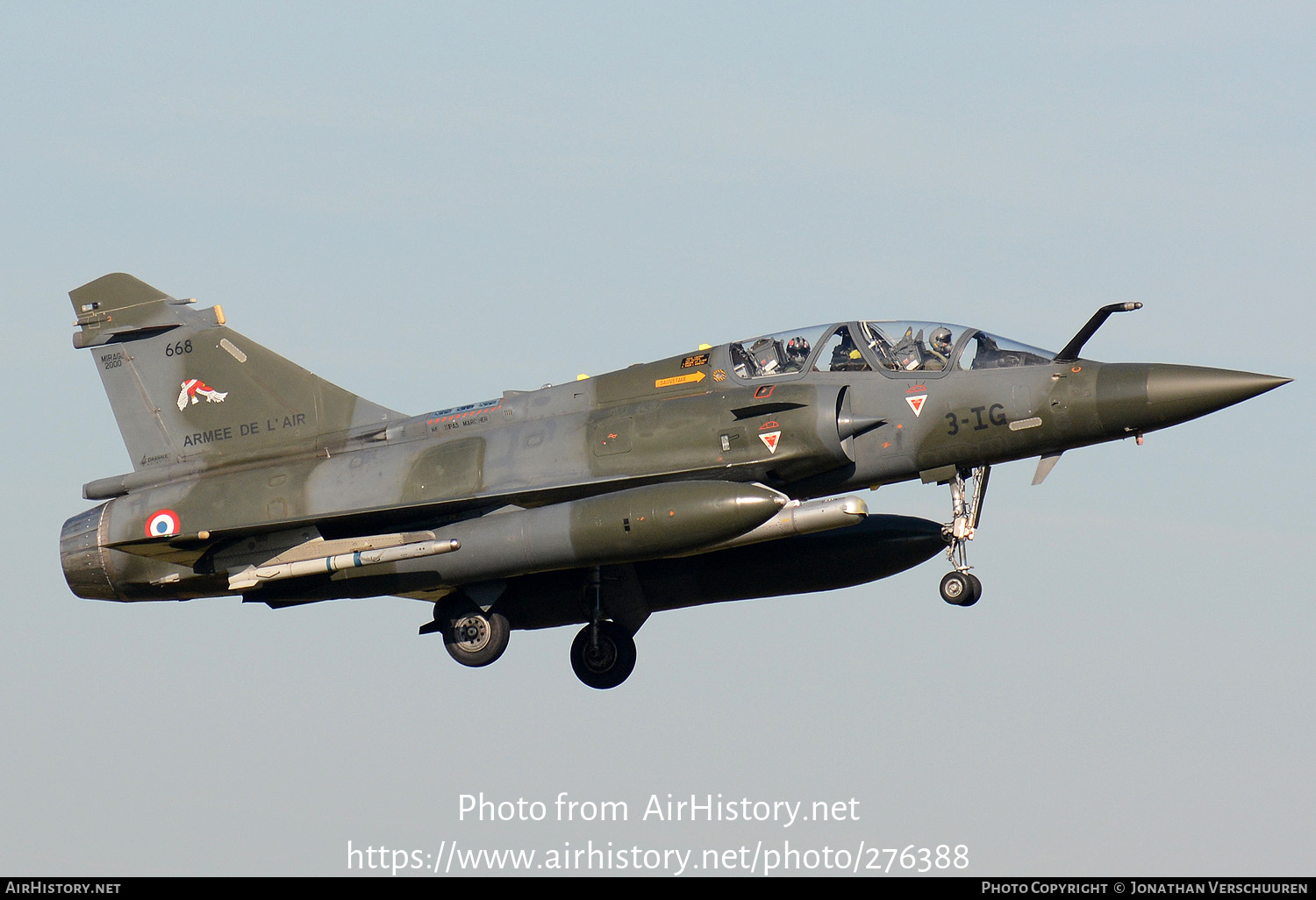 Aircraft Photo of 668 | Dassault Mirage 2000D | France - Air Force | AirHistory.net #276388