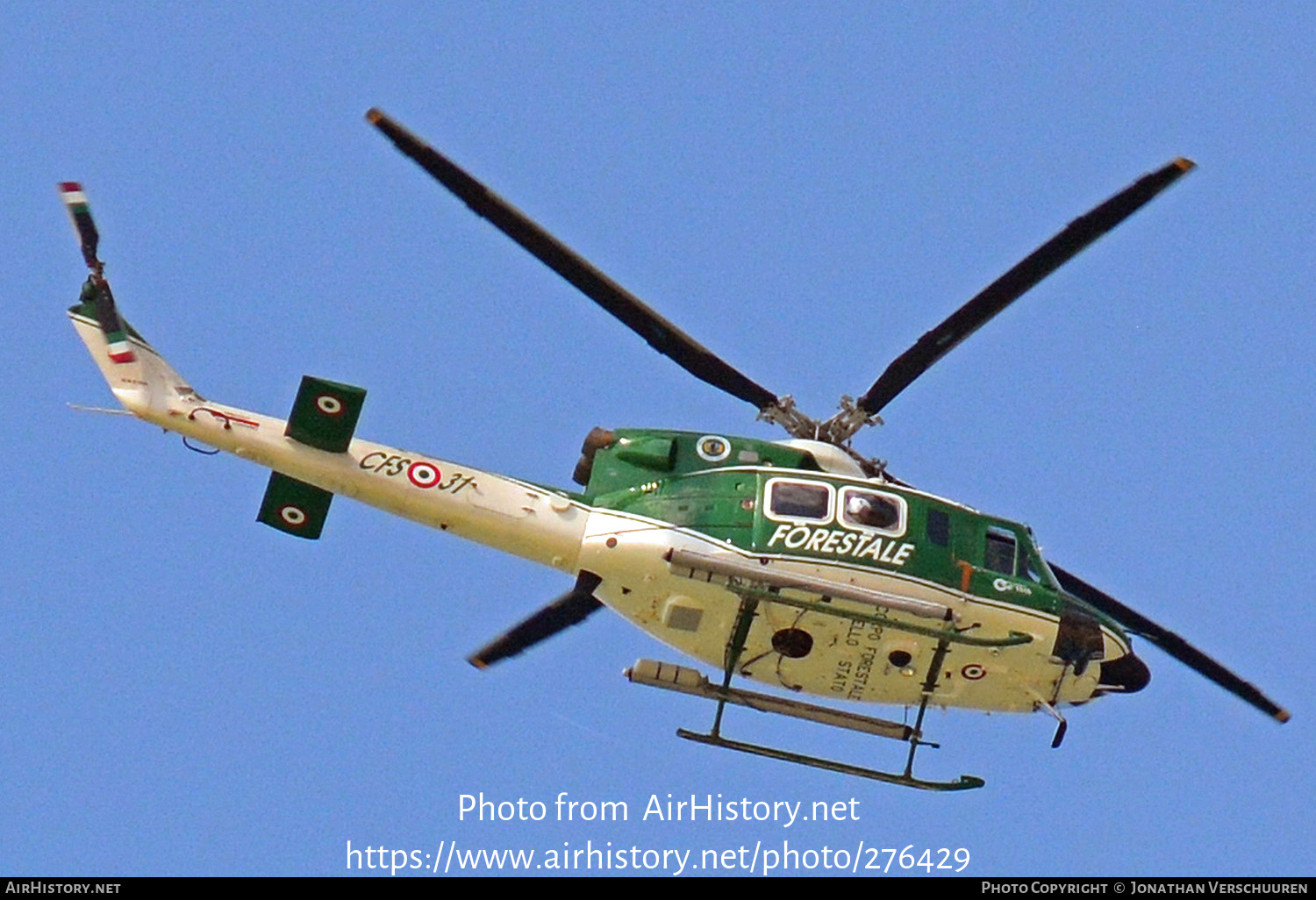 Aircraft Photo of MM81695 | Agusta AB-412EP Grifone | Italy - Corpo Forestale (CFS) | AirHistory.net #276429