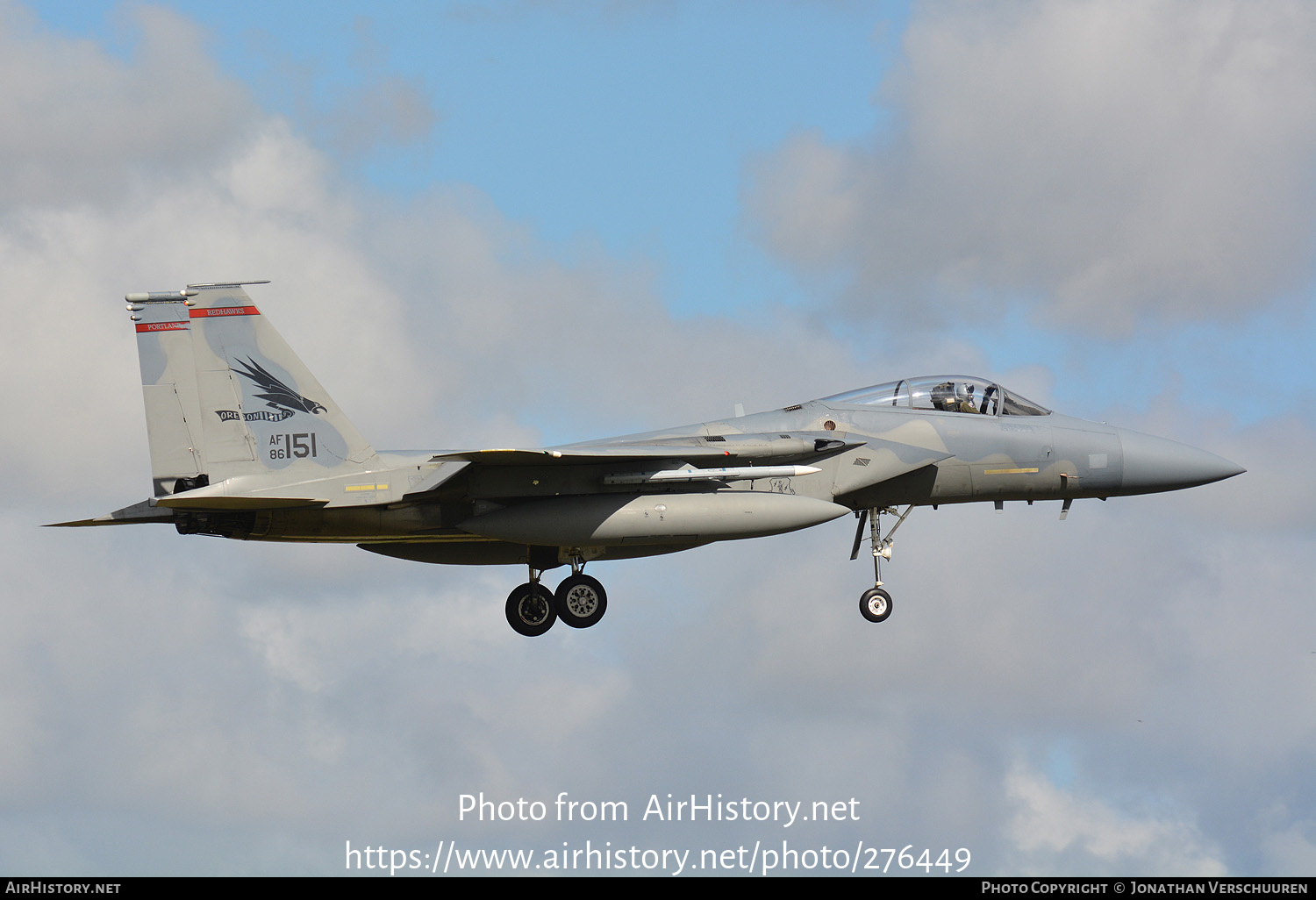 Aircraft Photo of 86-0151 / AF86-151 | McDonnell Douglas F-15C Eagle | USA - Air Force | AirHistory.net #276449