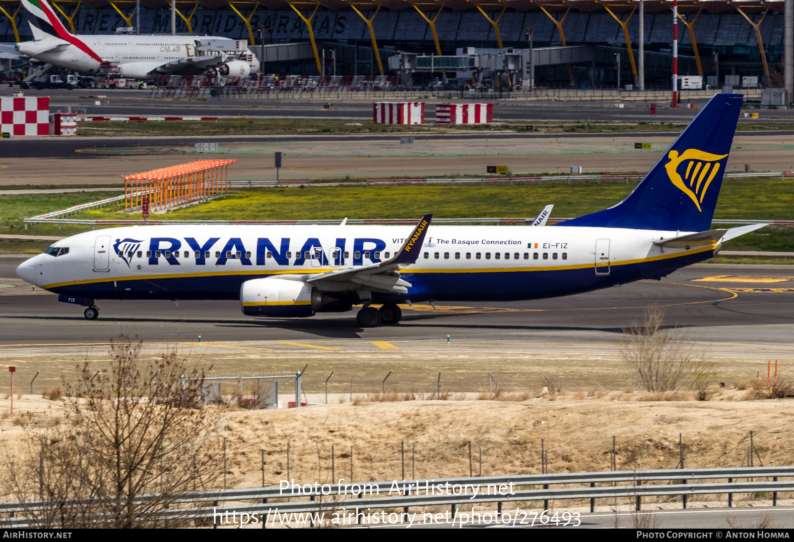 Aircraft Photo of EI-FIZ | Boeing 737-8AS | Ryanair | AirHistory.net #276493