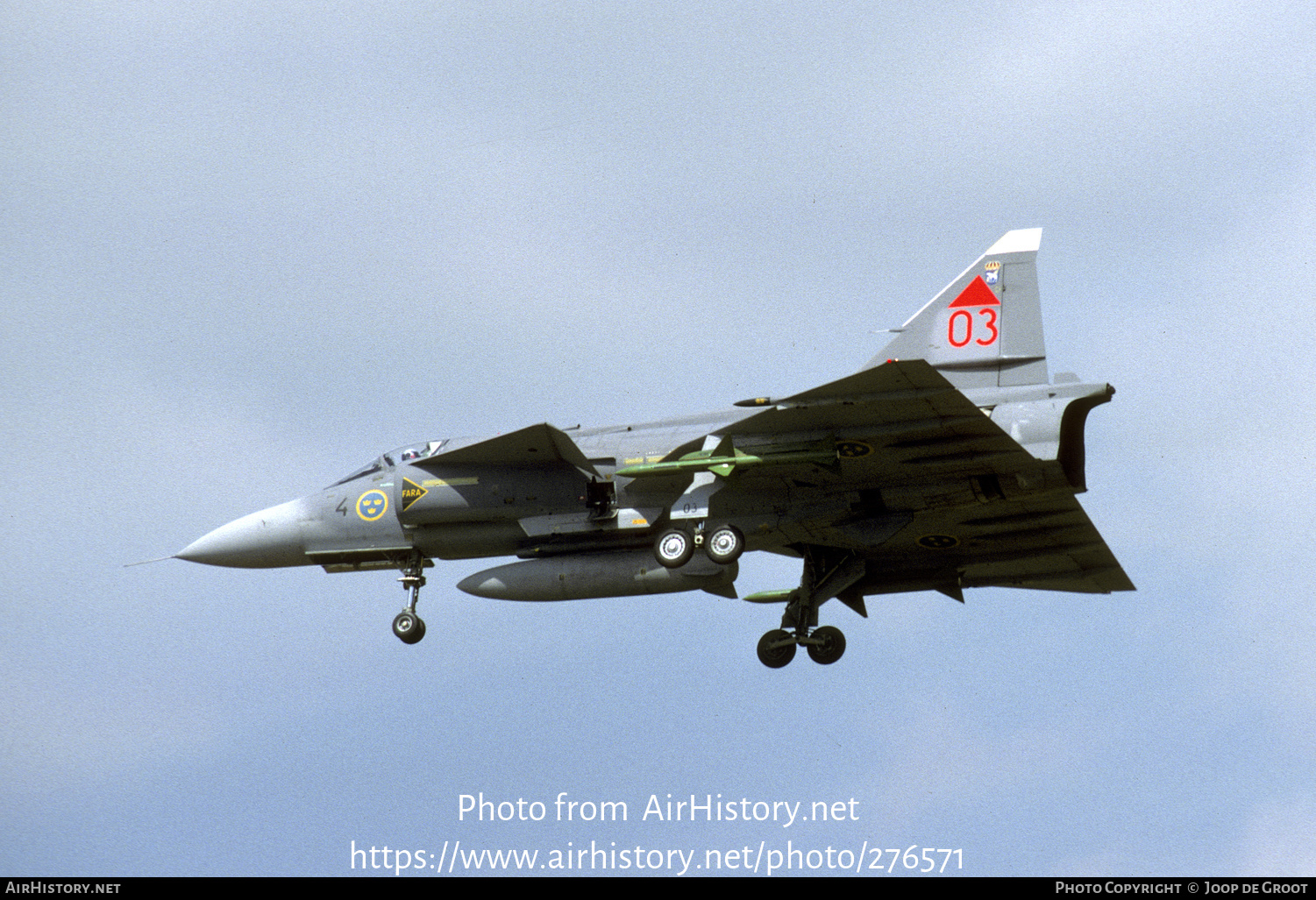 Aircraft Photo of 37446 | Saab JA37C Viggen | Sweden - Air Force | AirHistory.net #276571