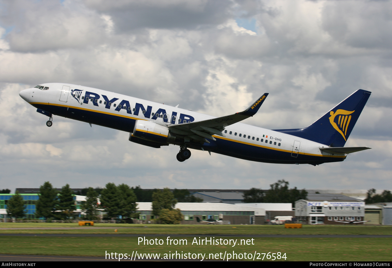 Aircraft Photo of EI-DHG | Boeing 737-8AS | Ryanair | AirHistory.net #276584