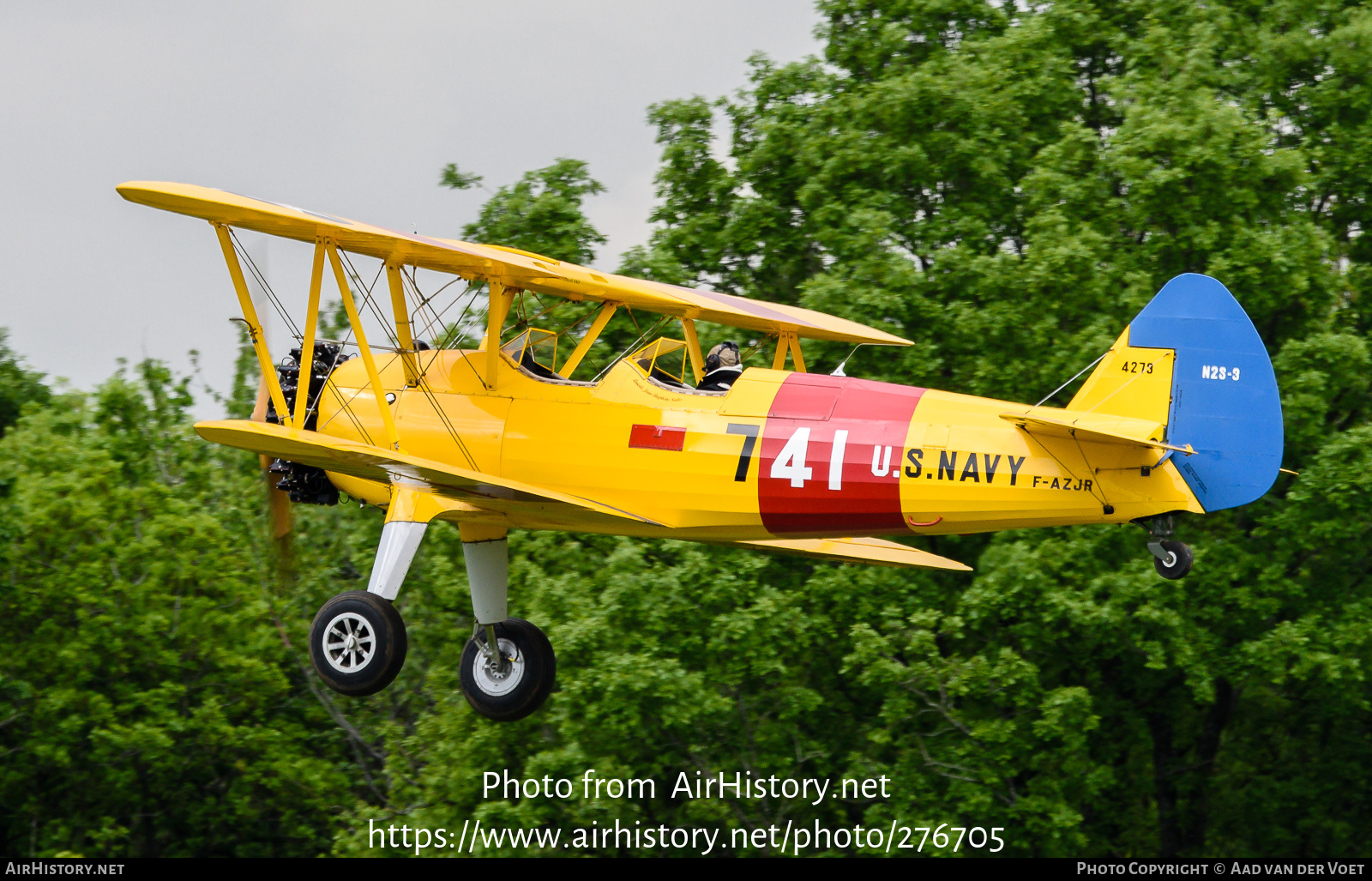 Aircraft Photo of F-AZJR / 4273 | Boeing PT-13D Kaydet (E75) | USA - Navy | AirHistory.net #276705