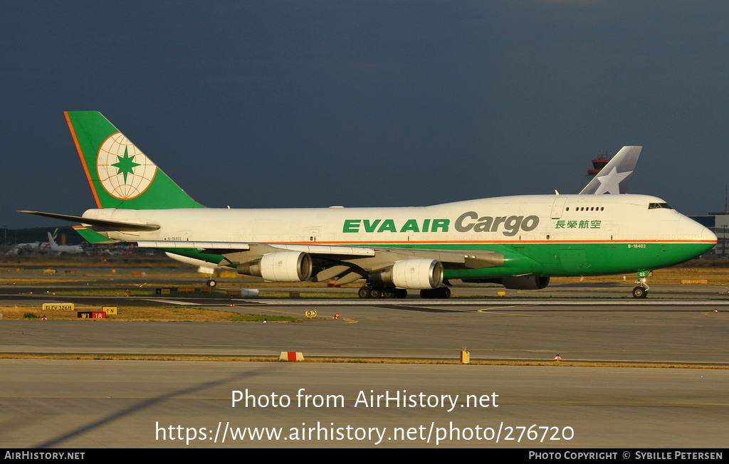 Aircraft Photo of B-16462 | Boeing 747-45E(BDSF) | EVA Air Cargo | AirHistory.net #276720