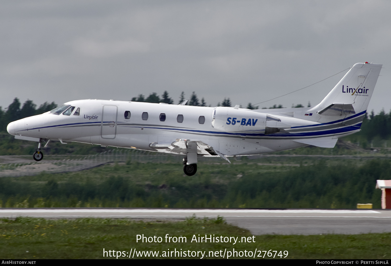 Aircraft Photo of S5-BAV | Cessna 560XL Citation XLS | Linxair Business Airlines | AirHistory.net #276749