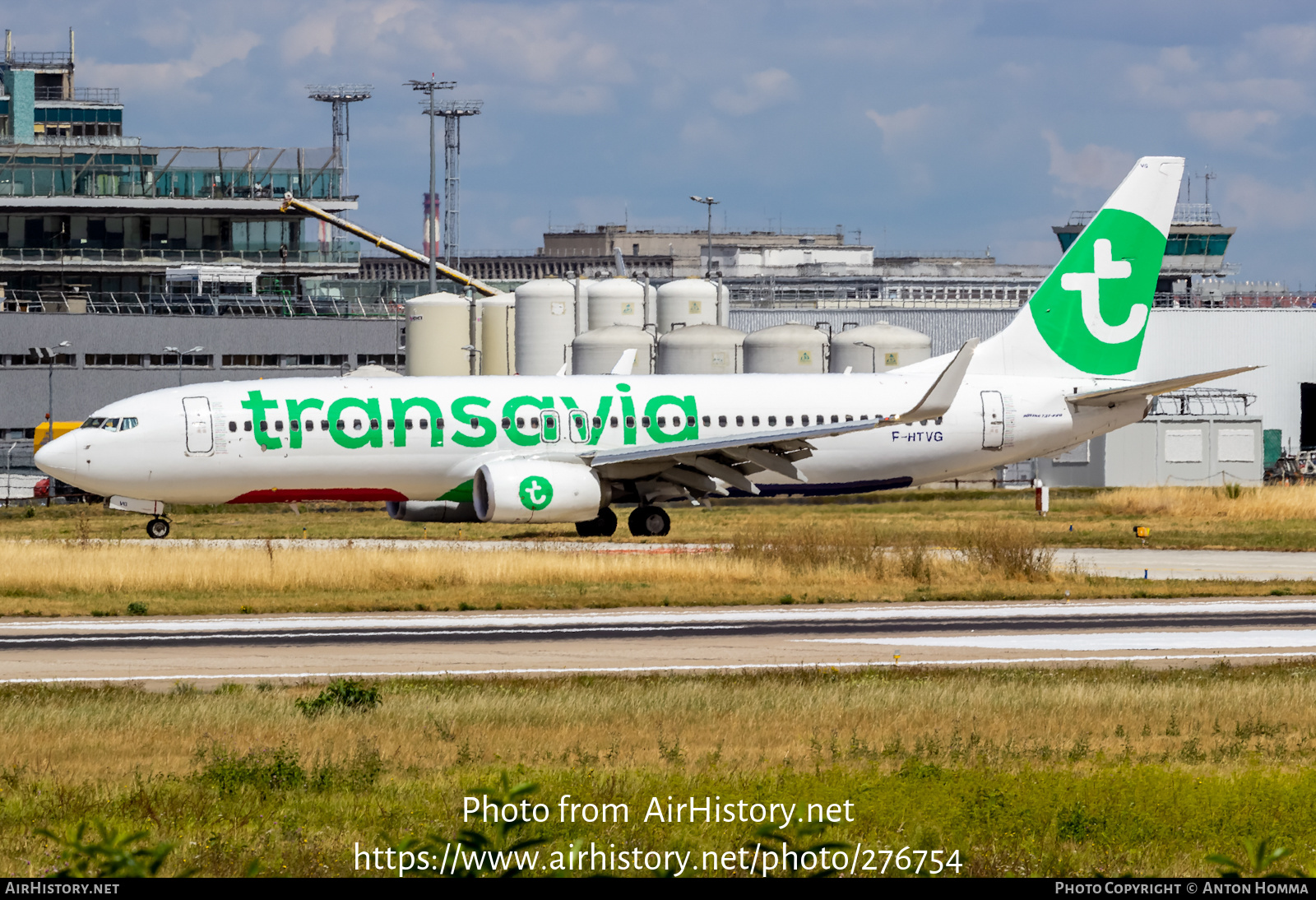 Aircraft Photo of F-HTVG | Boeing 737-800 | Transavia | AirHistory.net #276754