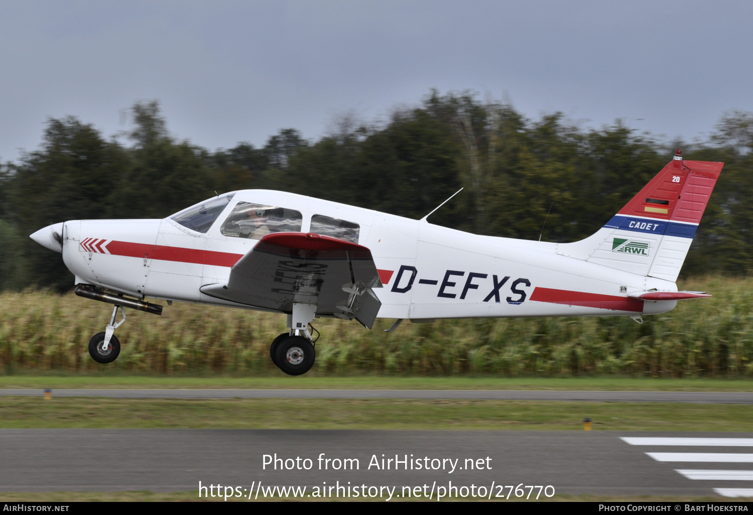 Aircraft Photo of D-EFXS | Piper PA-28-161 Cadet | RWL German Flight Academy | AirHistory.net #276770