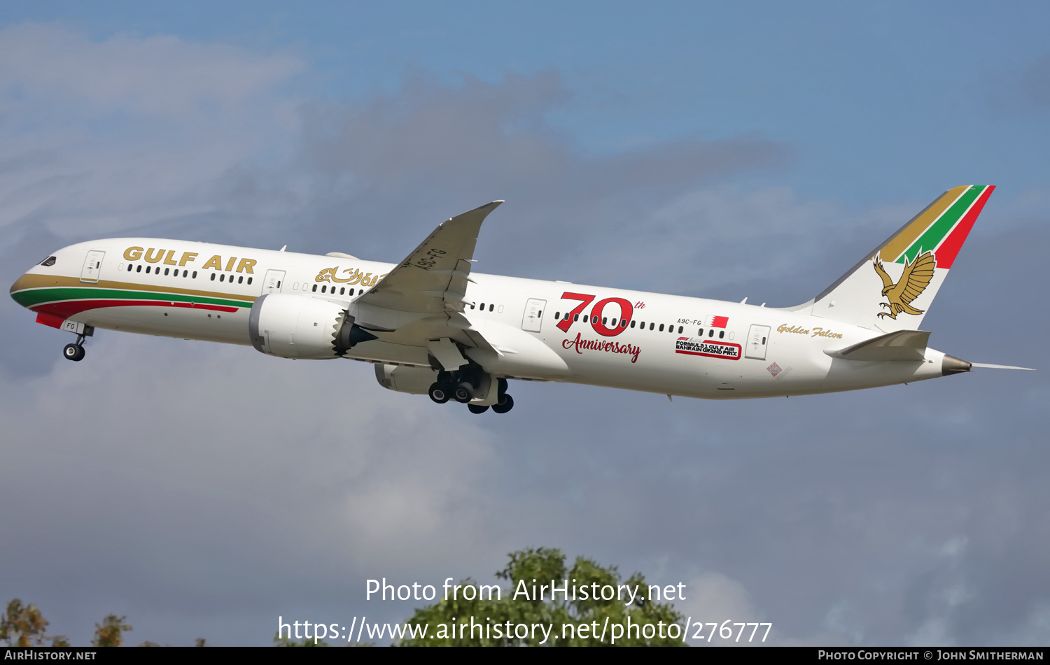 Aircraft Photo of A9C-FG | Boeing 787-9 Dreamliner | Gulf Air | AirHistory.net #276777