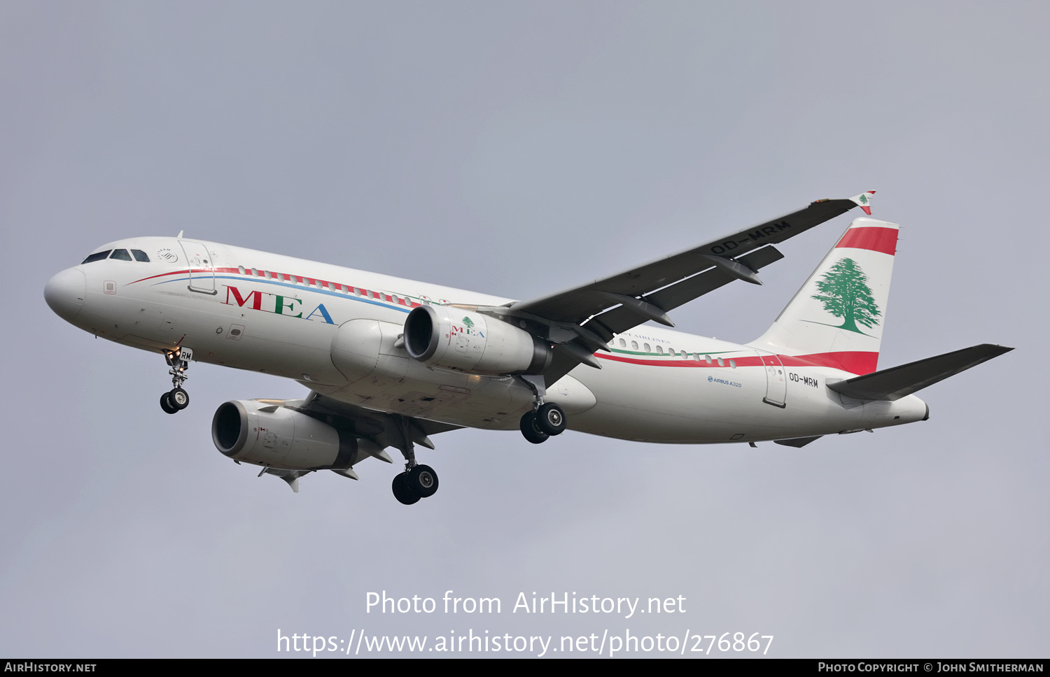 Aircraft Photo of OD-MRM | Airbus A320-232 | MEA - Middle East Airlines | AirHistory.net #276867