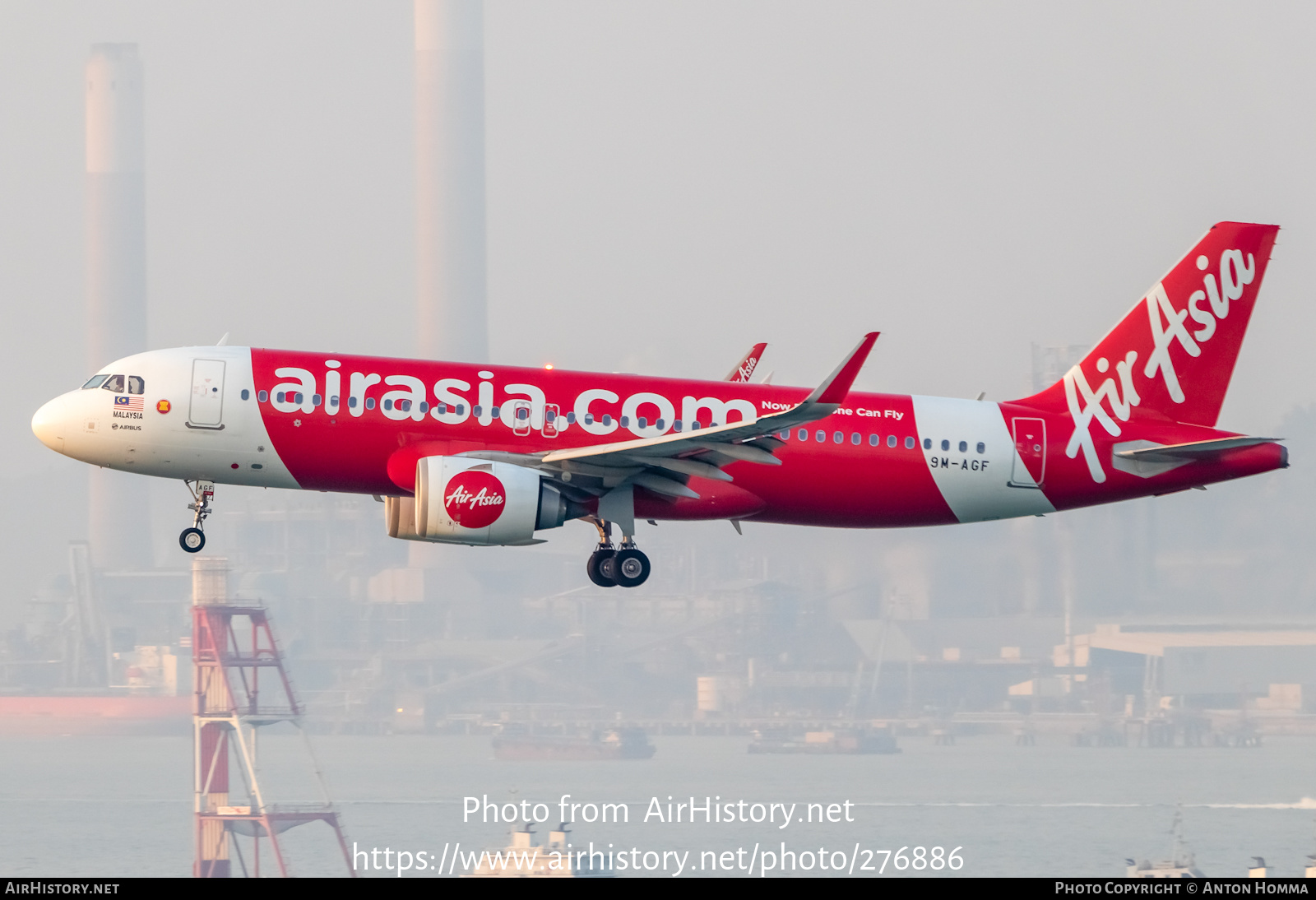 Aircraft Photo of 9M-AGF | Airbus A320-251N | AirAsia | AirHistory.net #276886