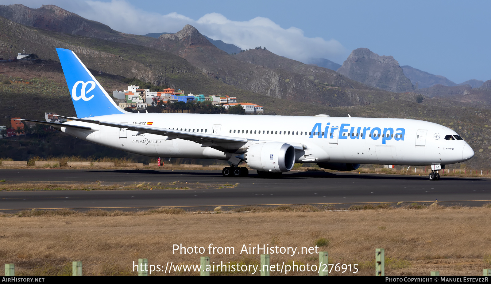 Aircraft Photo of EC-MSZ | Boeing 787-9 Dreamliner | Air Europa | AirHistory.net #276915