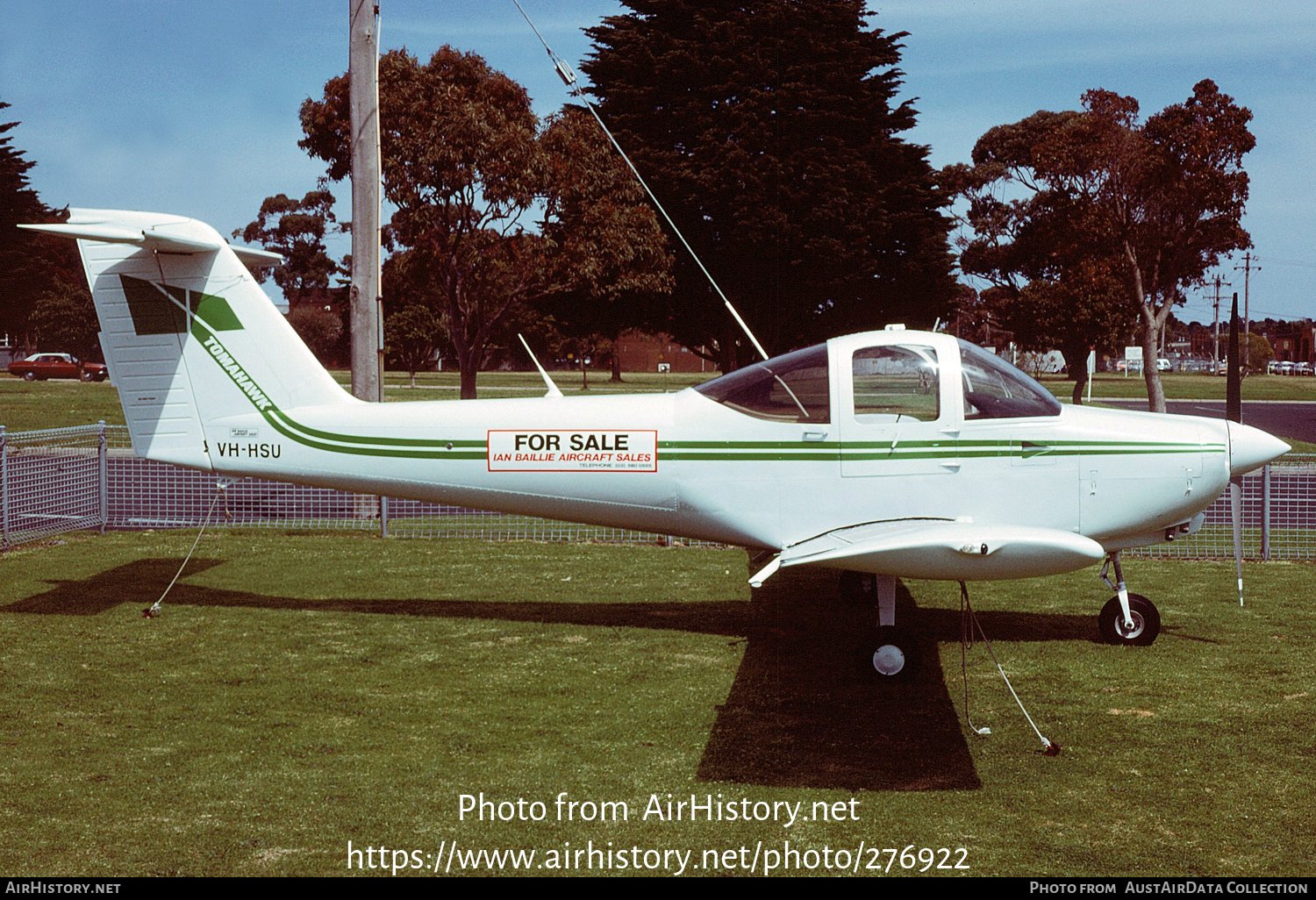 Aircraft Photo of VH-HSU | Piper PA-38-112 Tomahawk | AirHistory.net #276922