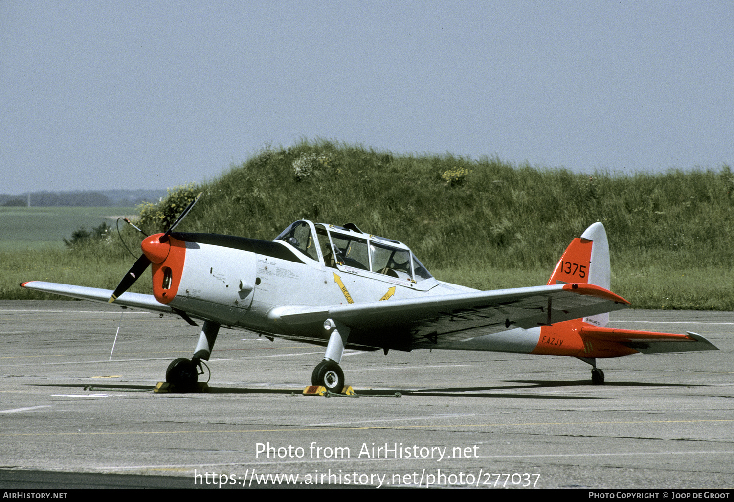 Aircraft Photo of F-AZJV | De Havilland Canada DHC-1 Chipmunk T20 | Portugal - Air Force | AirHistory.net #277037