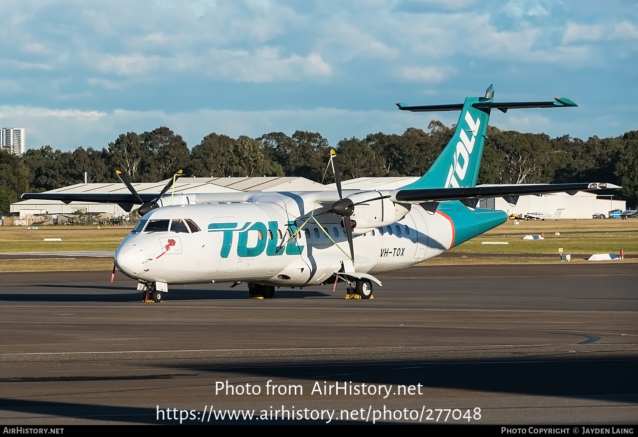 Aircraft Photo of VH-TOX | ATR ATR-42-300 | Toll Priority | AirHistory.net #277048