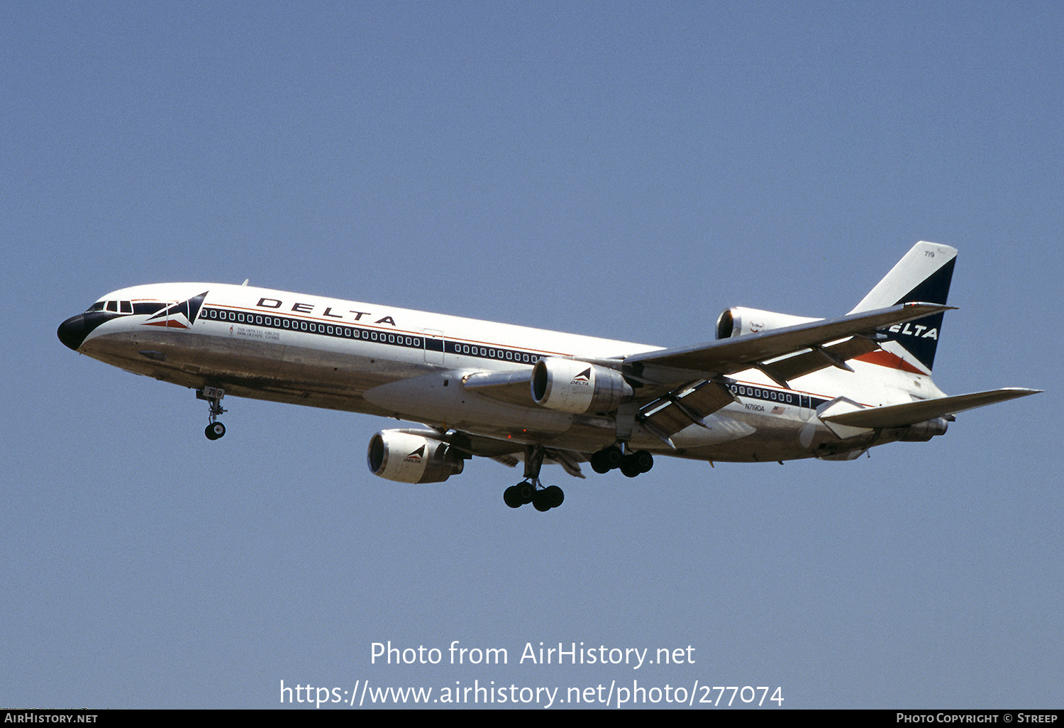 Aircraft Photo of N719DA | Lockheed L-1011-385-1 TriStar 1 | Delta Air Lines | AirHistory.net #277074