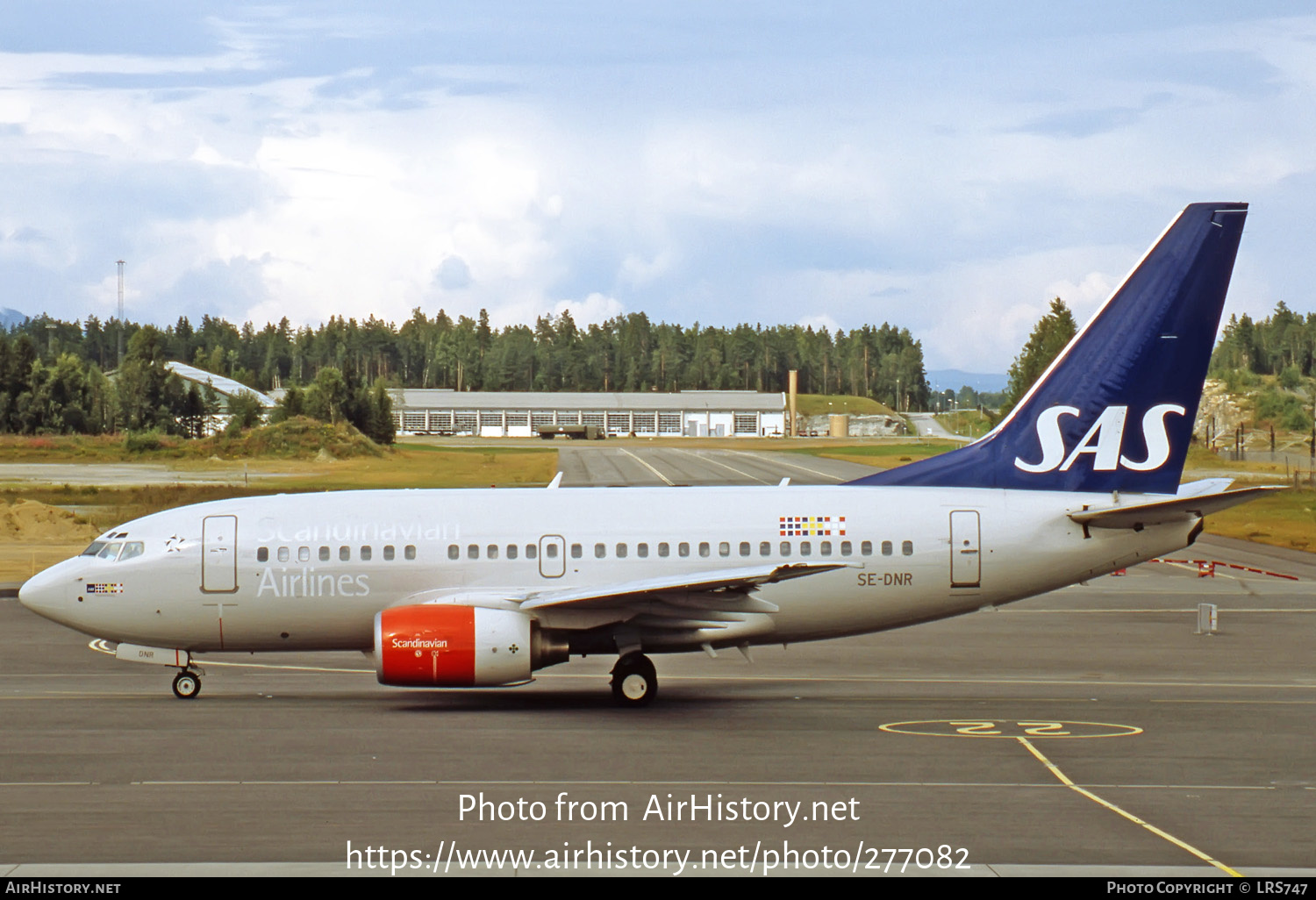 Aircraft Photo of SE-DNR | Boeing 737-683 | Scandinavian Airlines - SAS | AirHistory.net #277082