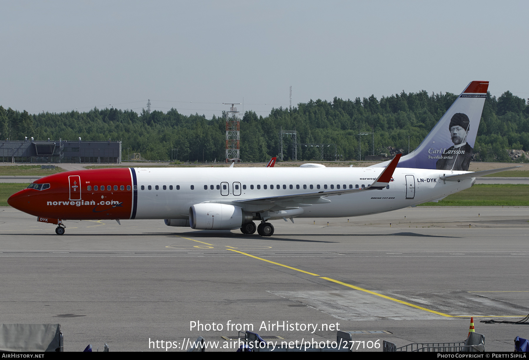 Aircraft Photo of LN-DYK | Boeing 737-8JP | Norwegian | AirHistory.net #277106