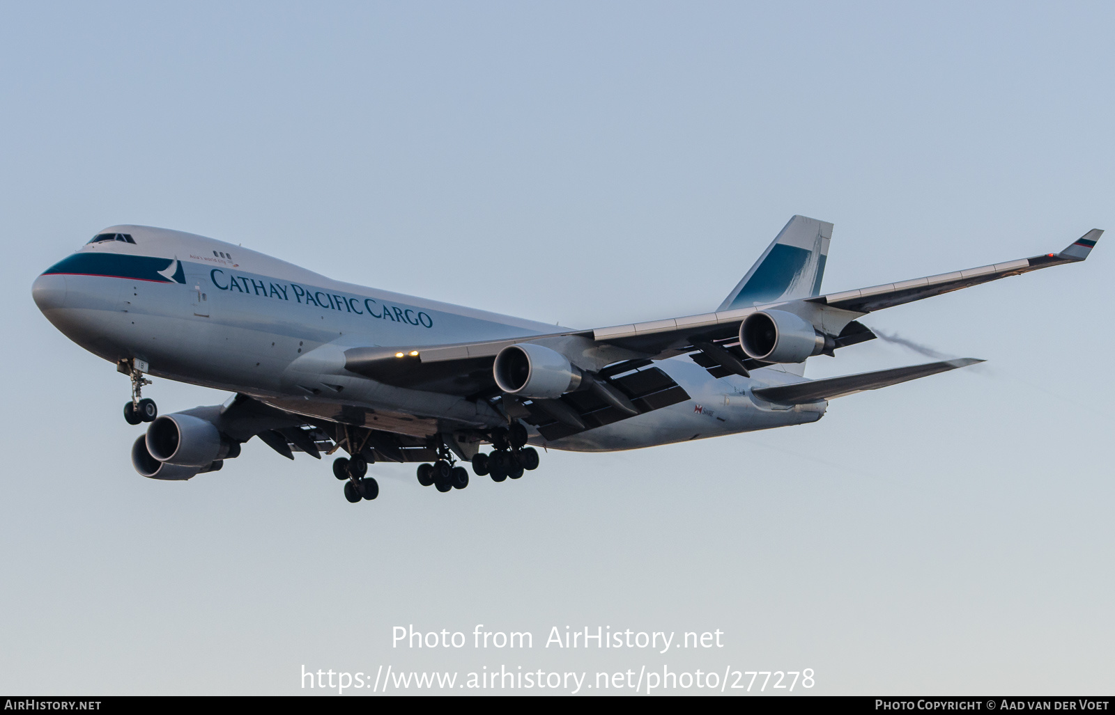 Aircraft Photo of B-LIB | Boeing 747-467F/ER/SCD | Cathay Pacific Airways Cargo | AirHistory.net #277278