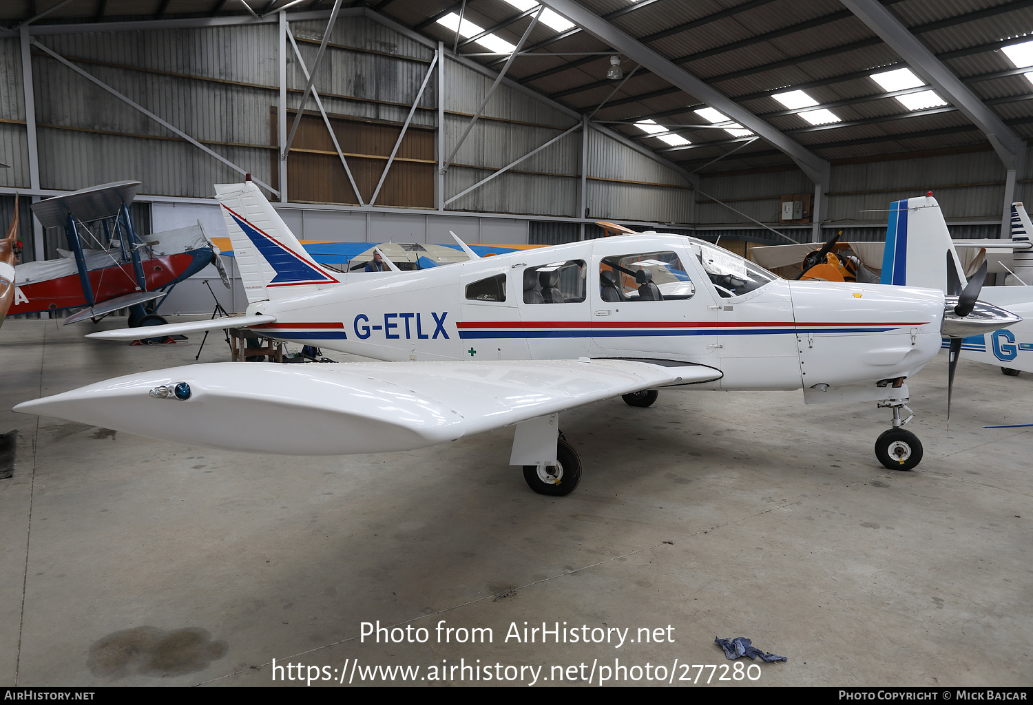 Aircraft Photo of G-ETLX | Piper PA-28R-200 Cherokee Arrow | AirHistory.net #277280