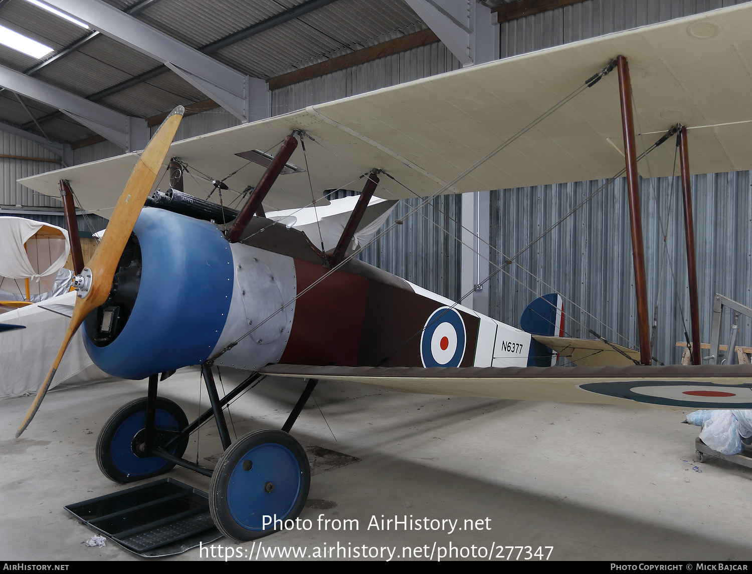 Aircraft Photo of G-BPOB / N6377 | Sopwith Camel (replica) | UK - Air Force | AirHistory.net #277347