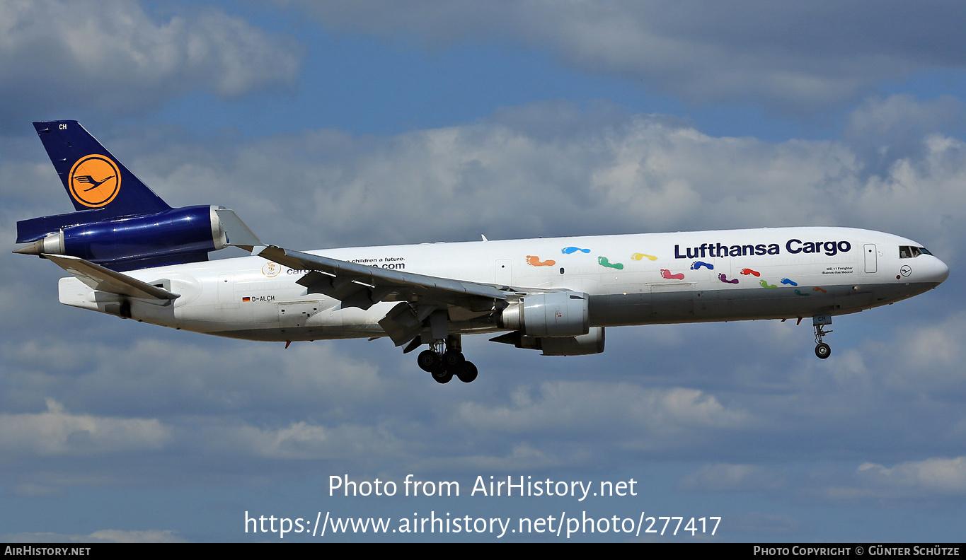 Aircraft Photo of D-ALCH | McDonnell Douglas MD-11F | Lufthansa Cargo | AirHistory.net #277417