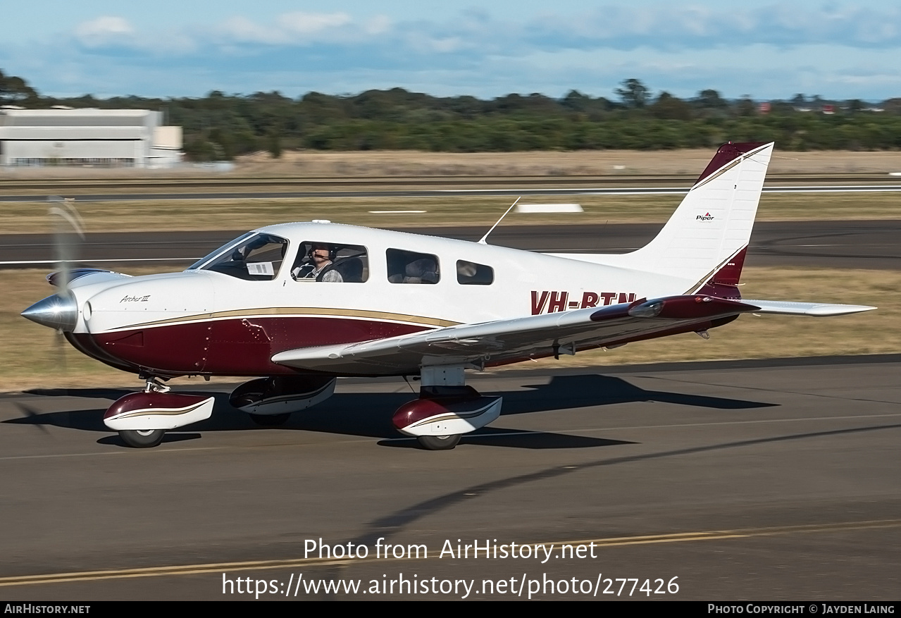 Aircraft Photo of VH-BTN | Piper PA-28-181 Archer III | AirHistory.net #277426