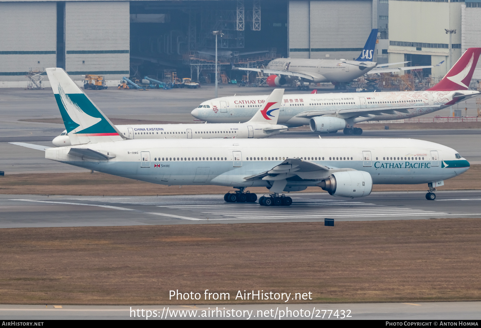 Aircraft Photo of B-HNC | Boeing 777-267 | Cathay Pacific Airways | AirHistory.net #277432