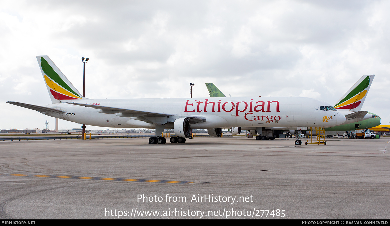 Aircraft Photo of N755CS | Boeing 757-260PF | Ethiopian Airlines Cargo | AirHistory.net #277485