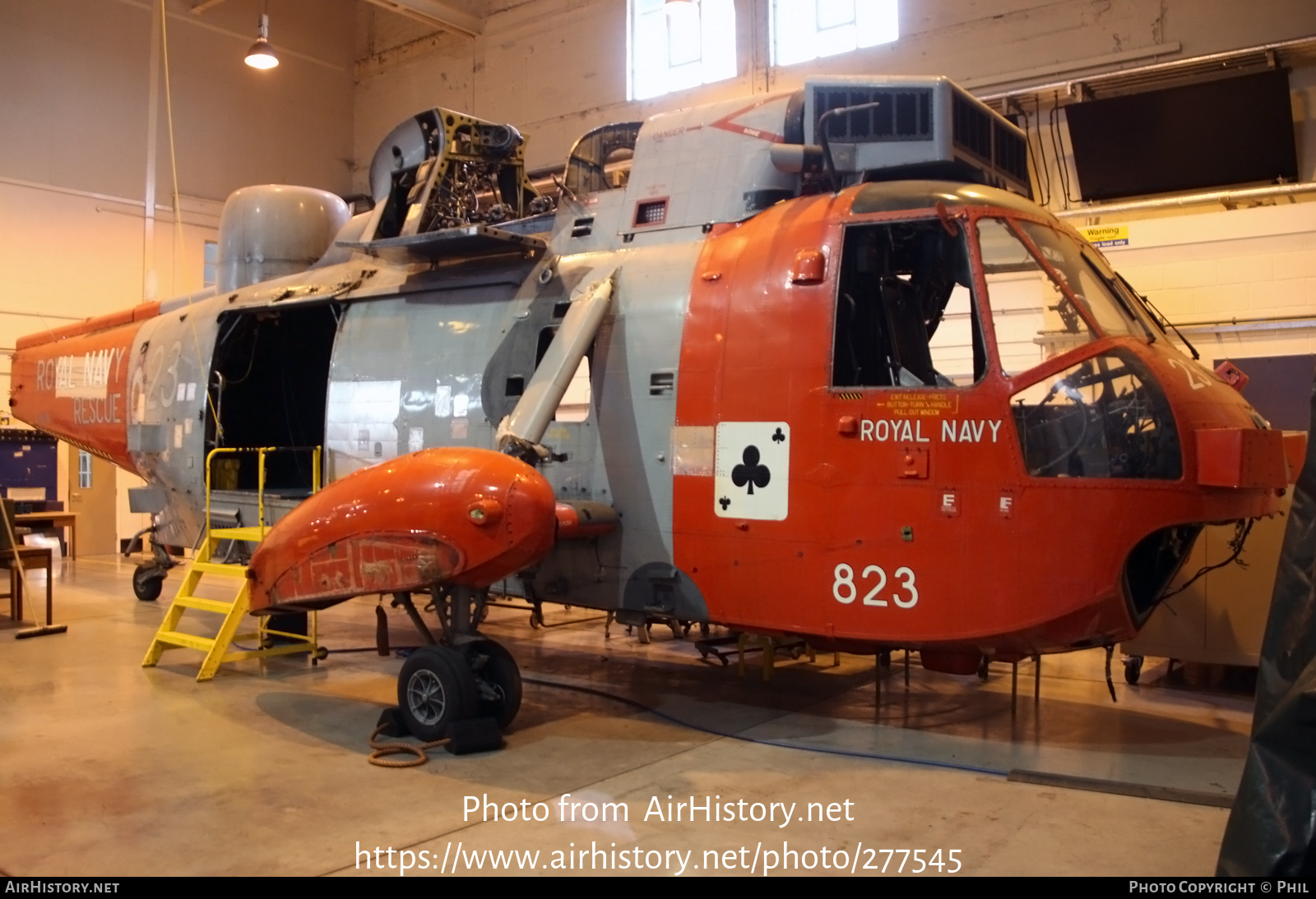 Aircraft Photo of XV699 | Westland WS-61 Sea King HU5 | UK - Navy | AirHistory.net #277545