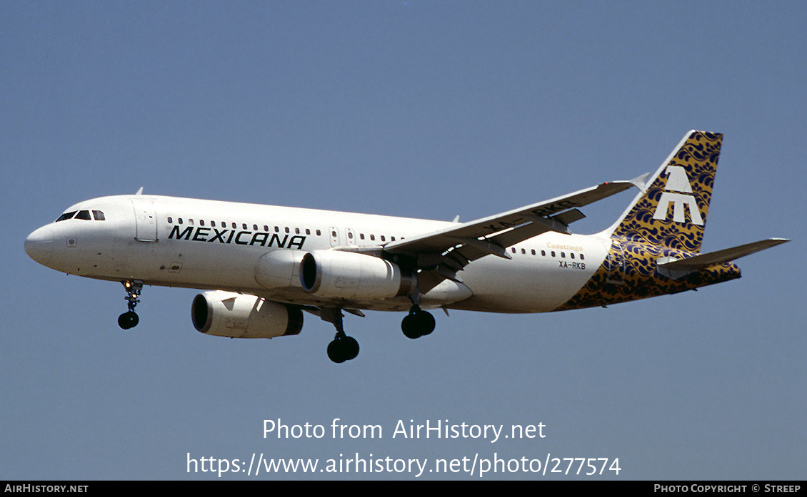 Aircraft Photo of XA-RKB | Airbus A320-231 | Mexicana | AirHistory.net #277574