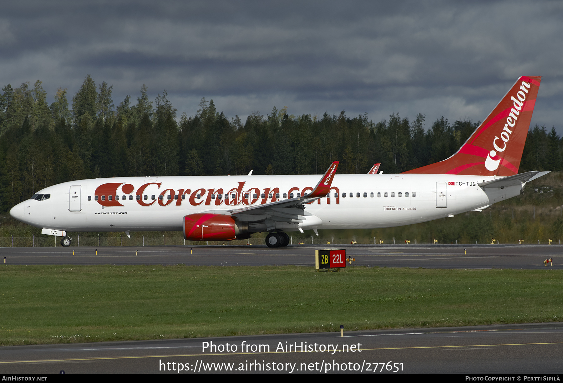 Aircraft Photo of TC-TJG | Boeing 737-86J | Corendon Airlines | AirHistory.net #277651