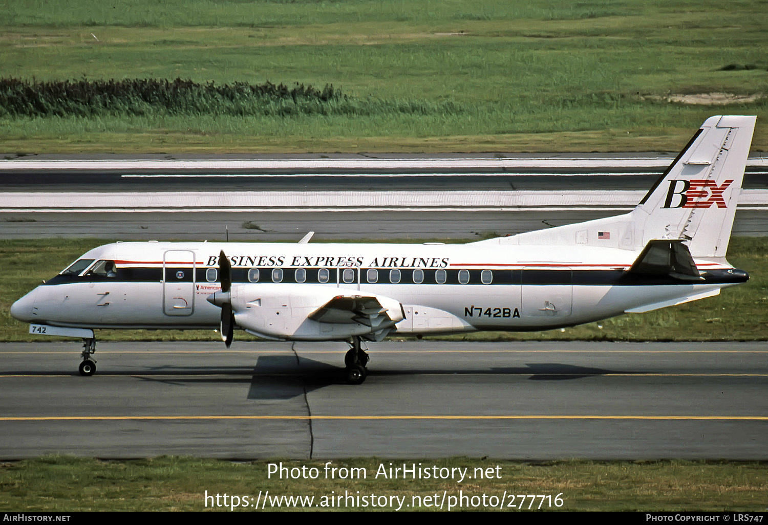 Aircraft Photo of N742BA | Saab-Fairchild SF-340A | Business Express Airlines - BEX | AirHistory.net #277716