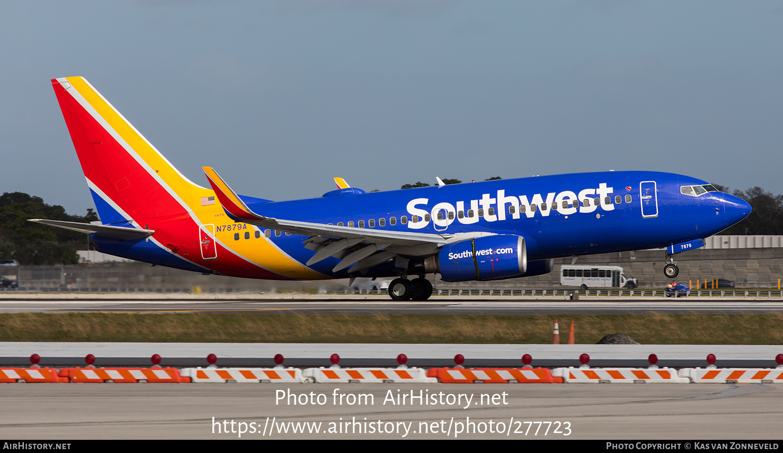 Aircraft Photo of N7879A | Boeing 737-7K9 | Southwest Airlines | AirHistory.net #277723