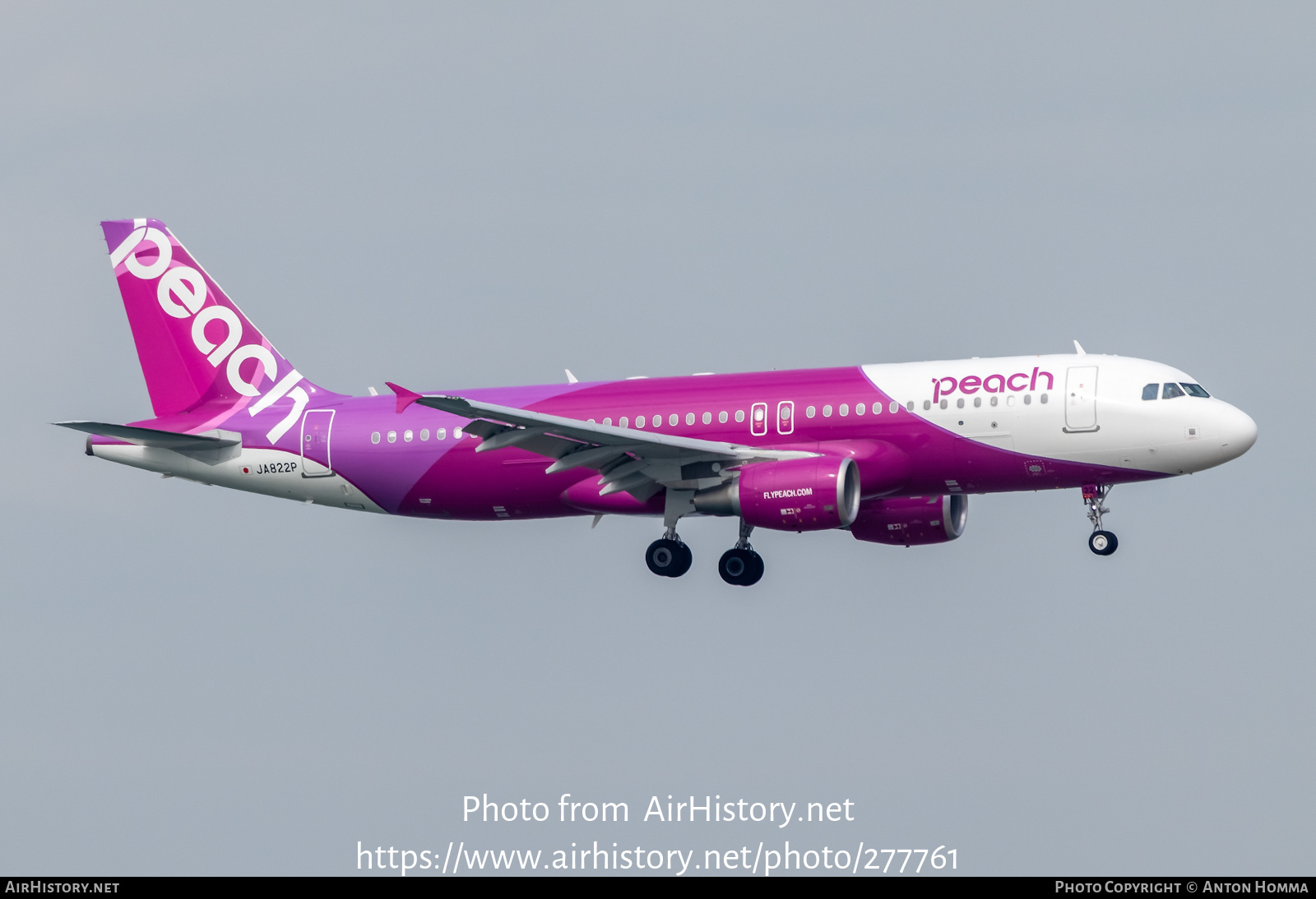 Aircraft Photo of JA822P | Airbus A320-214 | Peach Aviation | AirHistory.net #277761