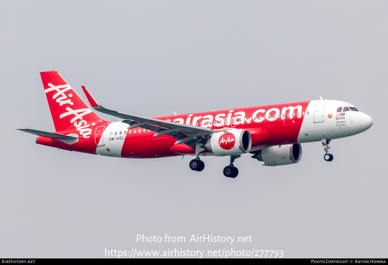 Aircraft Photo of 9M-AGL | Airbus A320-251N | AirAsia | AirHistory.net #277793