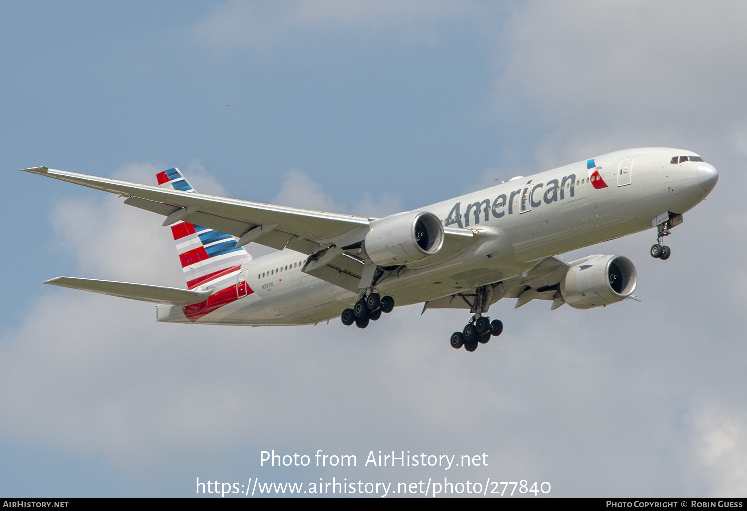 Aircraft Photo of N787AL | Boeing 777-223/ER | American Airlines | AirHistory.net #277840