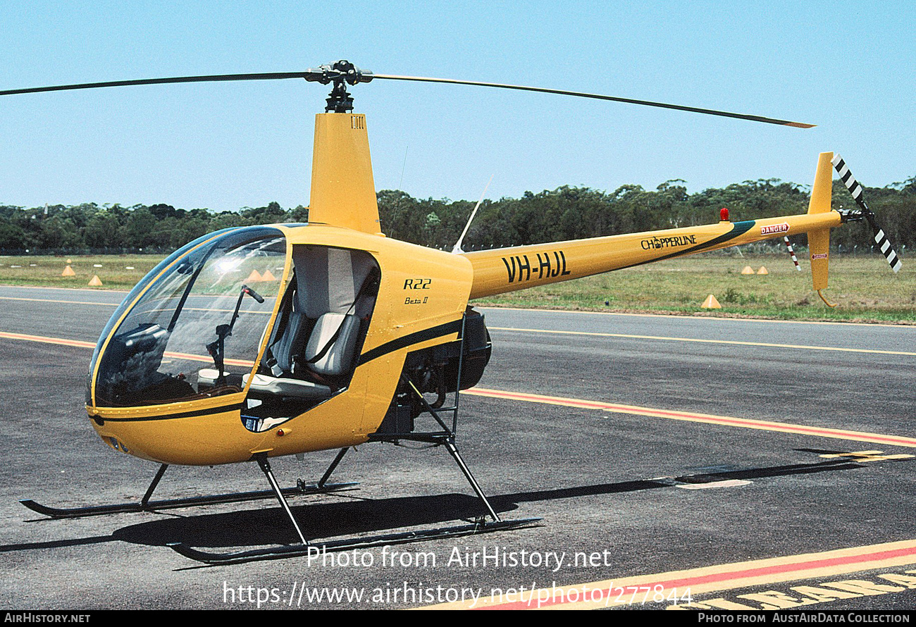 Aircraft Photo of VH-HJL | Robinson R-22 Beta II | Chopperline ...