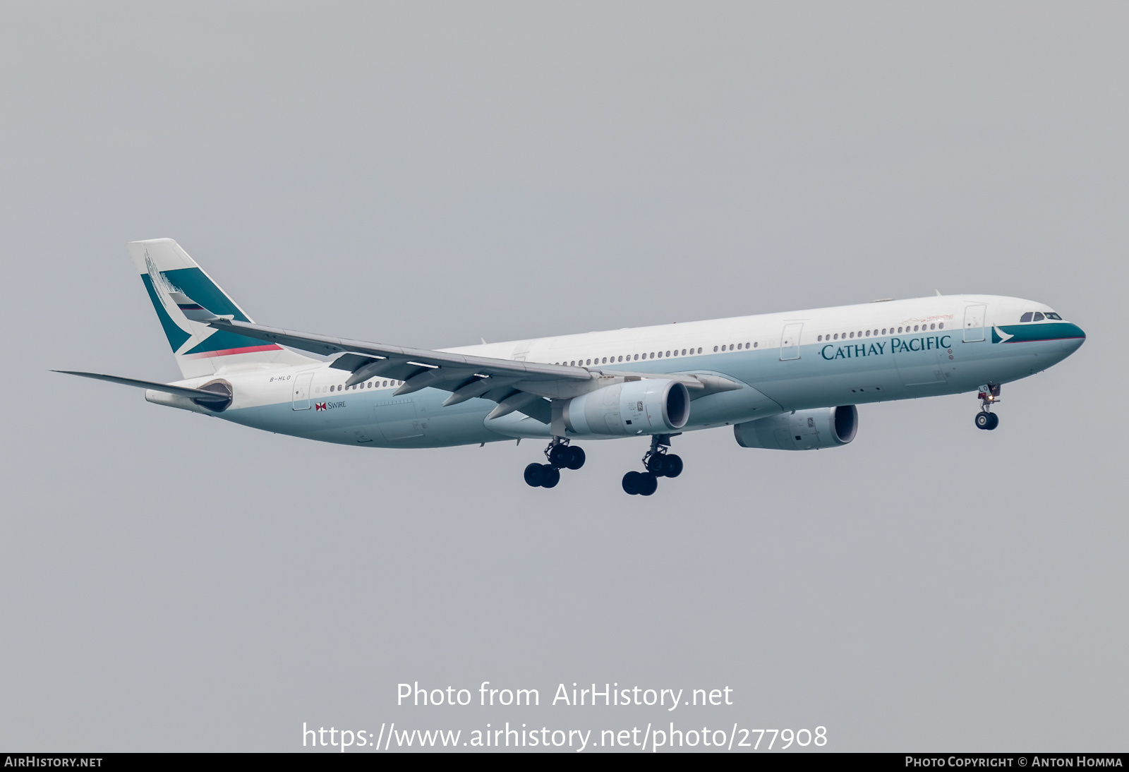 Aircraft Photo of B-HLO | Airbus A330-343E | Cathay Pacific Airways | AirHistory.net #277908