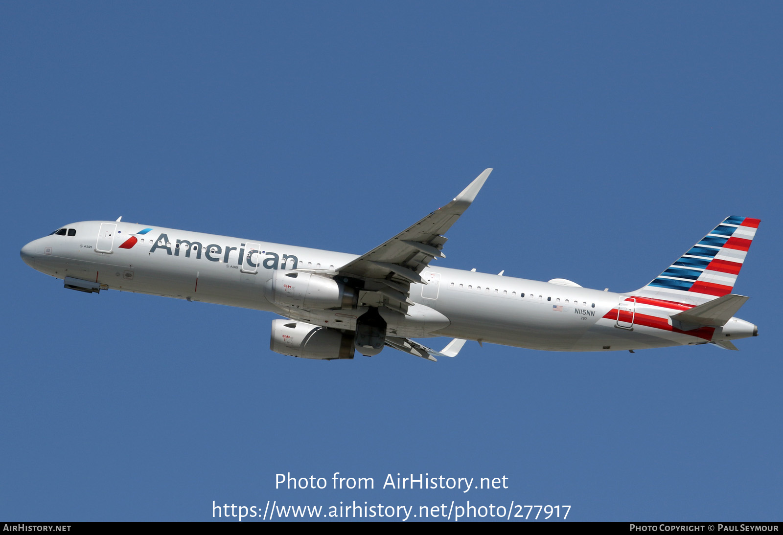 Aircraft Photo of N115NN | Airbus A321-231 | American Airlines | AirHistory.net #277917