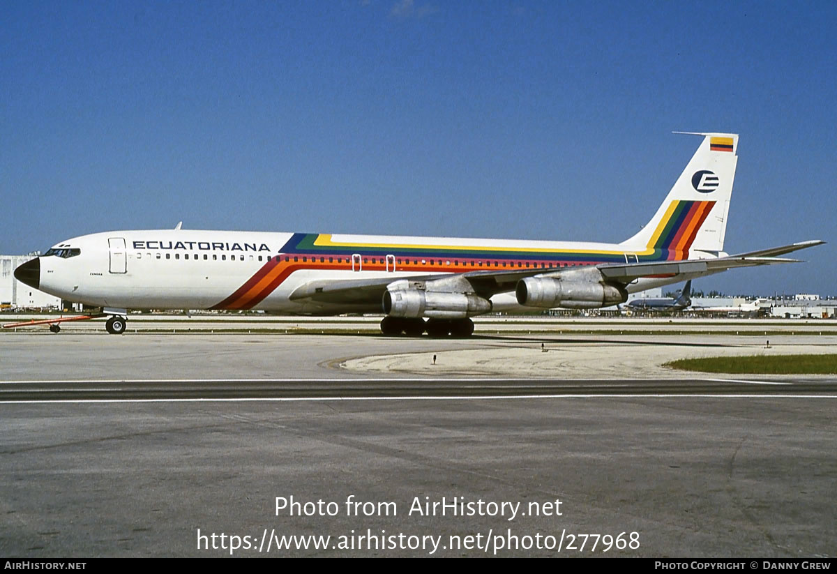 Aircraft Photo of HC-BHY | Boeing 707-321B | Ecuatoriana | AirHistory.net #277968