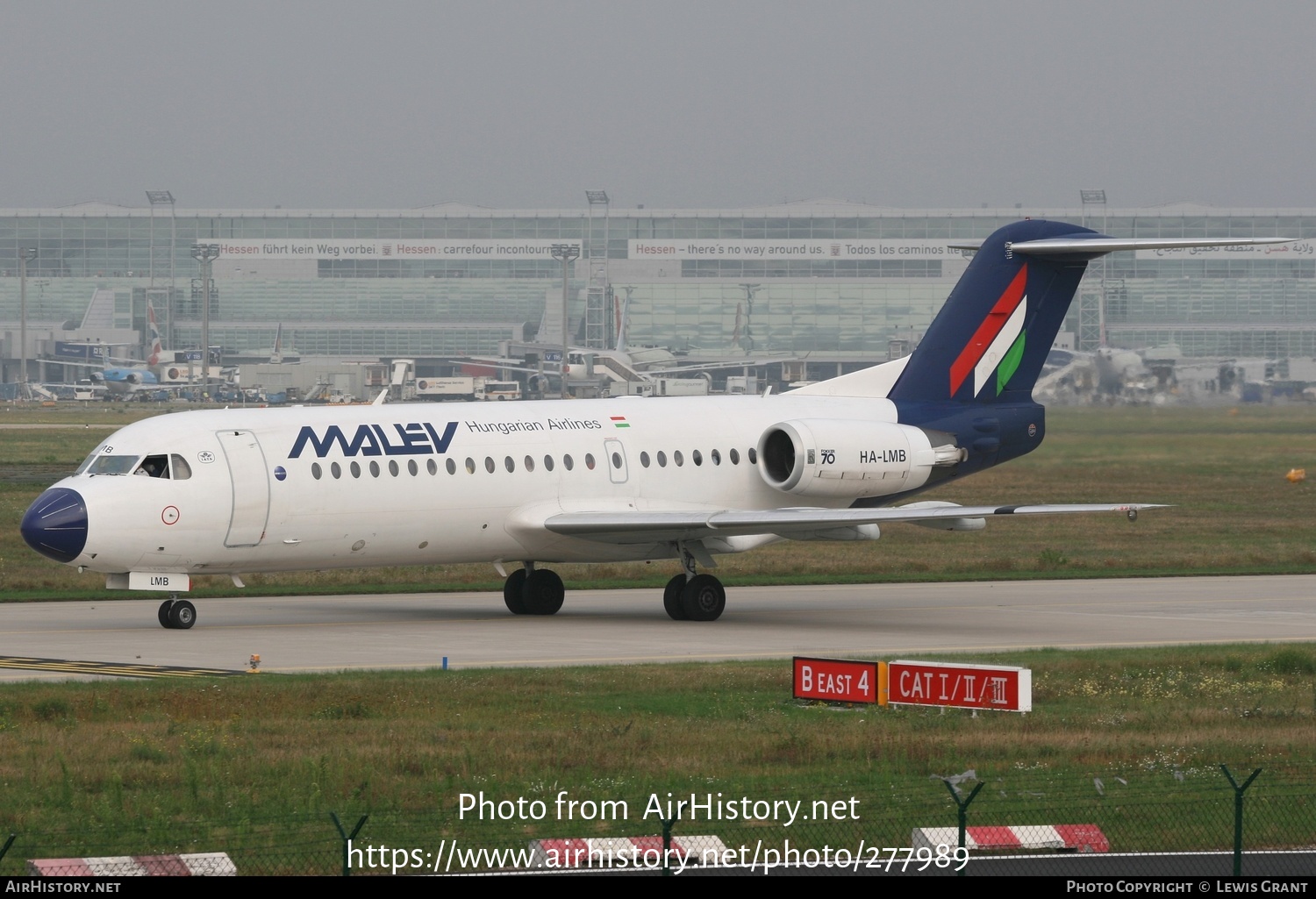 Aircraft Photo of HA-LMB | Fokker 70 (F28-0070) | Malév - Hungarian Airlines | AirHistory.net #277989