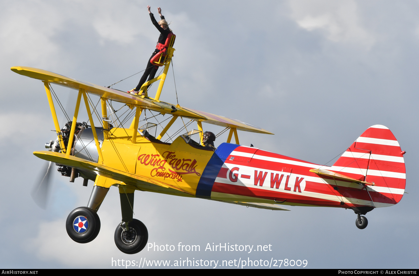 Aircraft Photo of G-WWLK | Stearman PT-17 Kaydet (A75N1) | The Wing Walk Company | AirHistory.net #278009