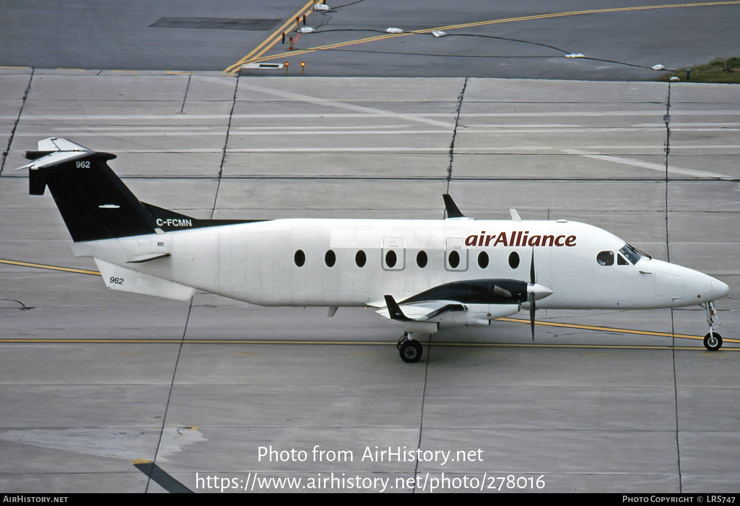 Aircraft Photo of C-FCMN | Raytheon 1900D | Air Alliance | AirHistory.net #278016